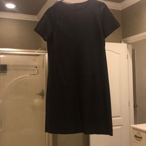 Faux leather dress